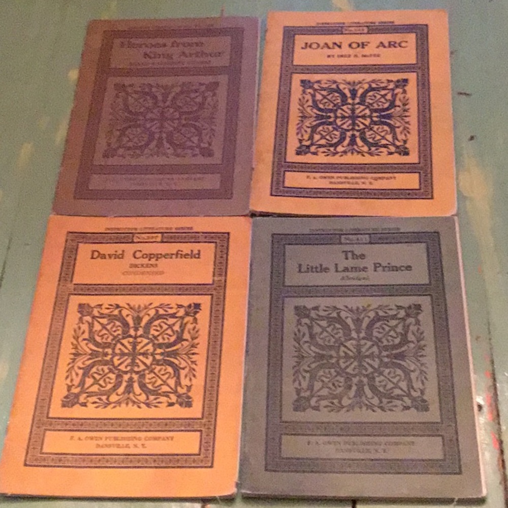 Antique Instructor Literature Series Books - Limp Cloth Editions